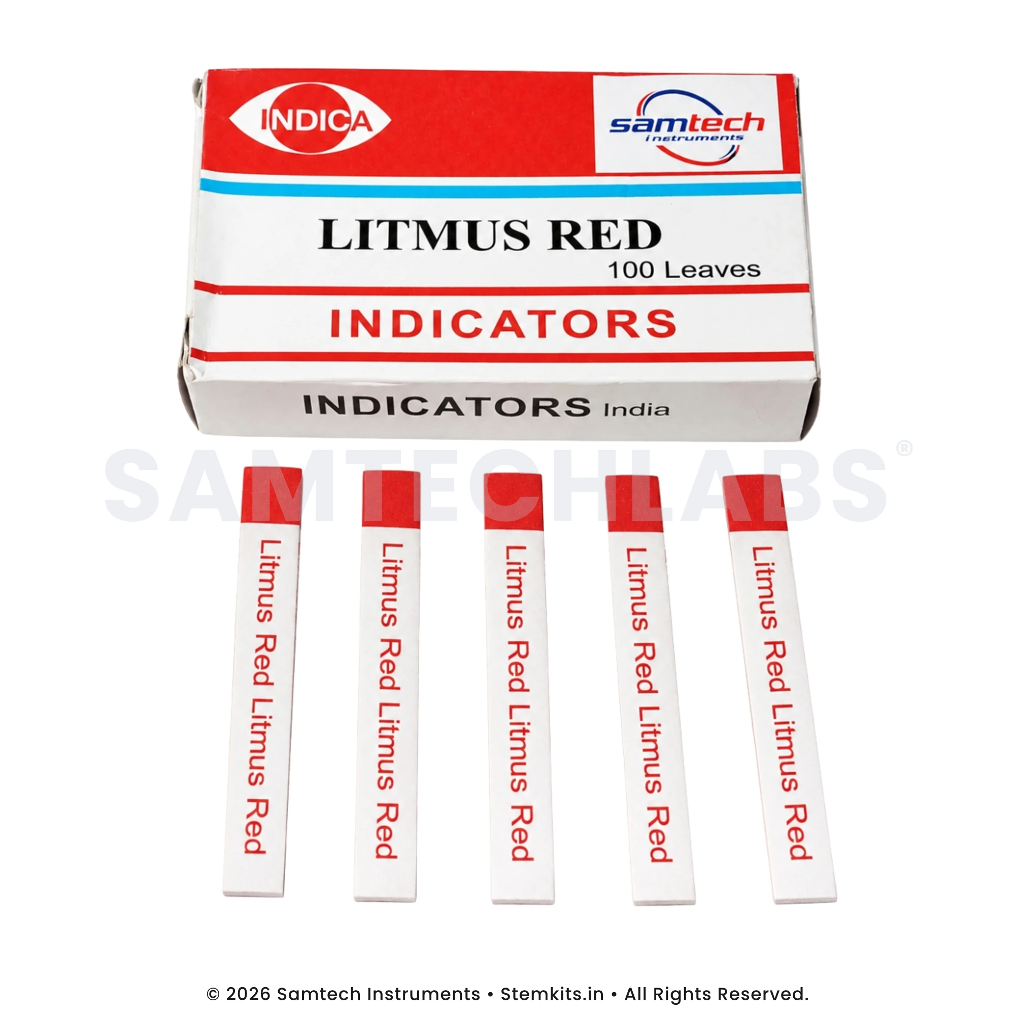 Red Litmus Indicator Paper manufacturer in India