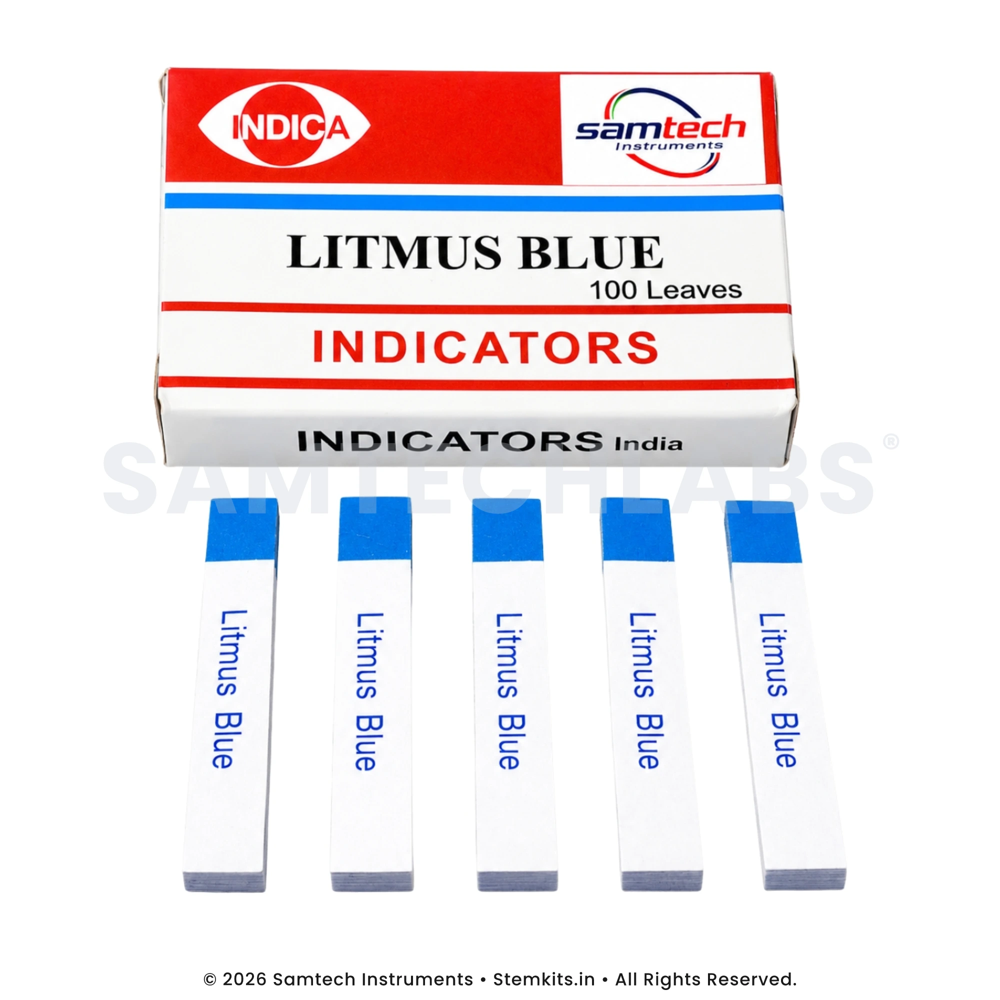 Blue Litmus Indicator Paper manufacturer in India