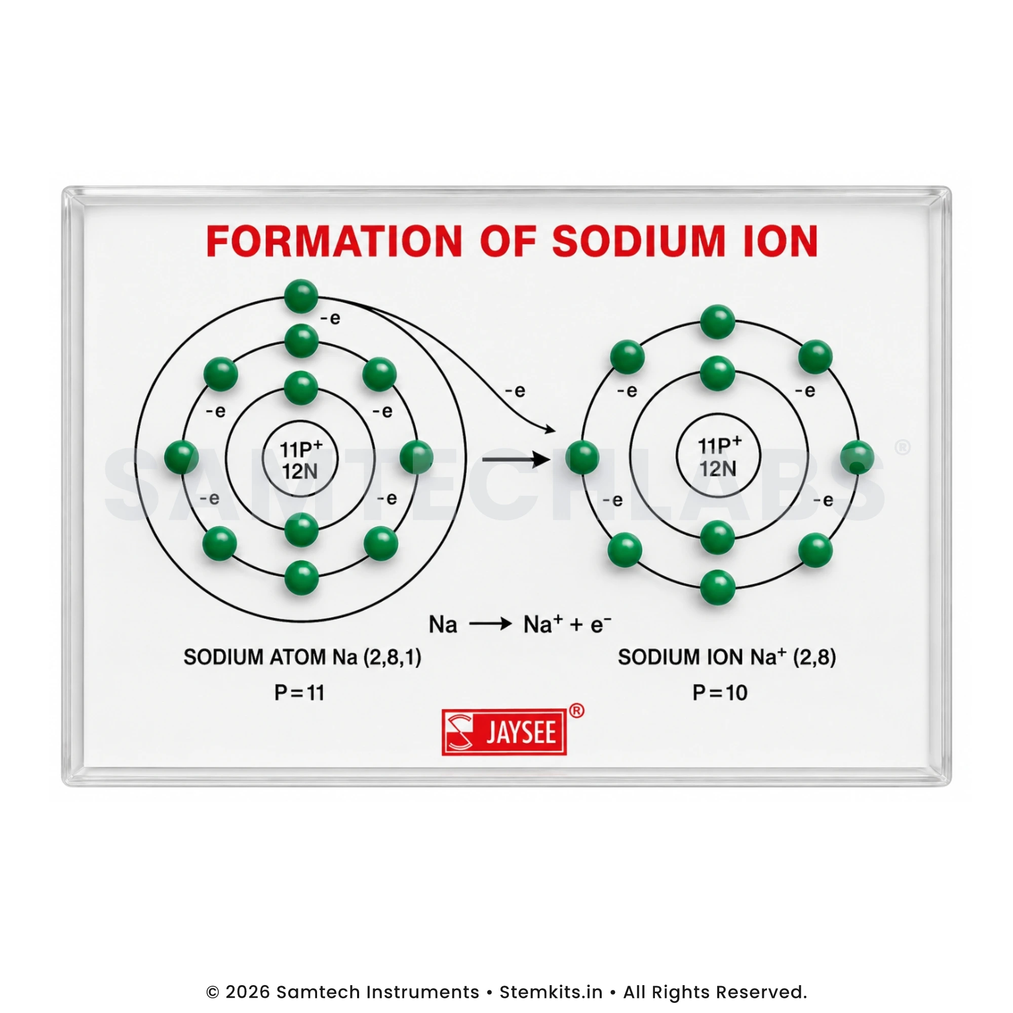 Formation of Sodium Ion Model manufacturer in India
