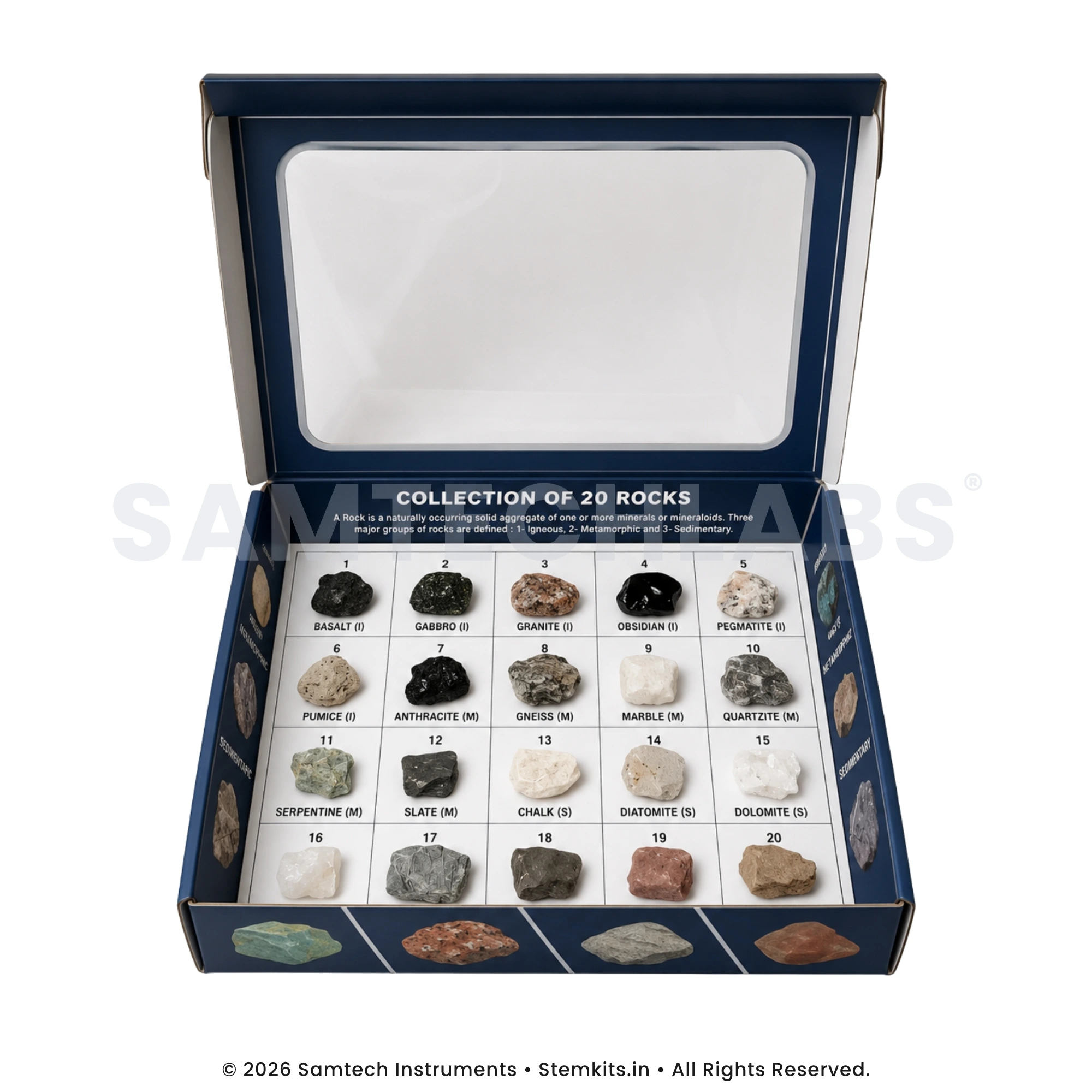 Rocks Set of 20 manufacturer in India