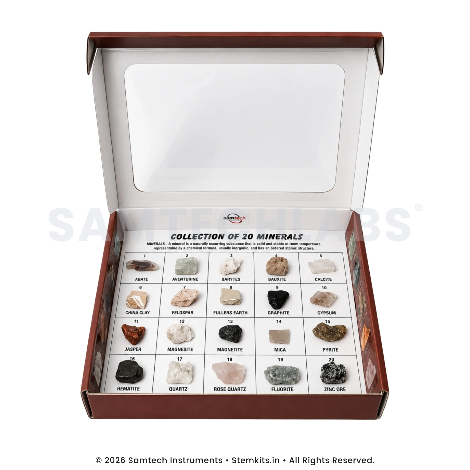 Minerals Set of 20 manufacturer in India