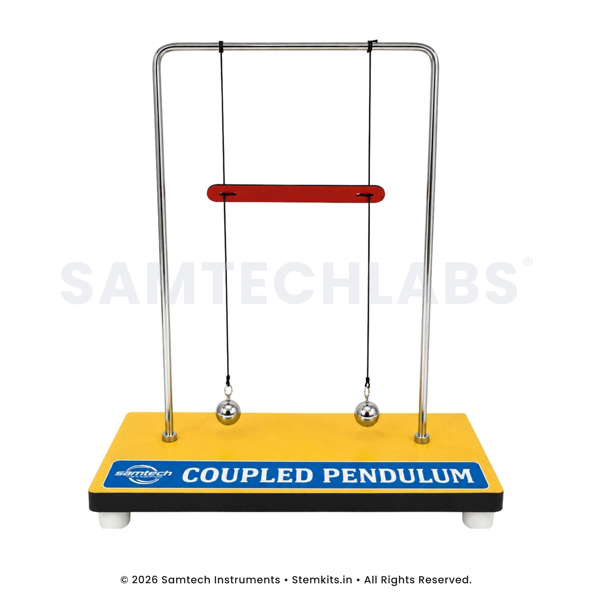 Coupled pendulum model for teaching oscillation and resonance