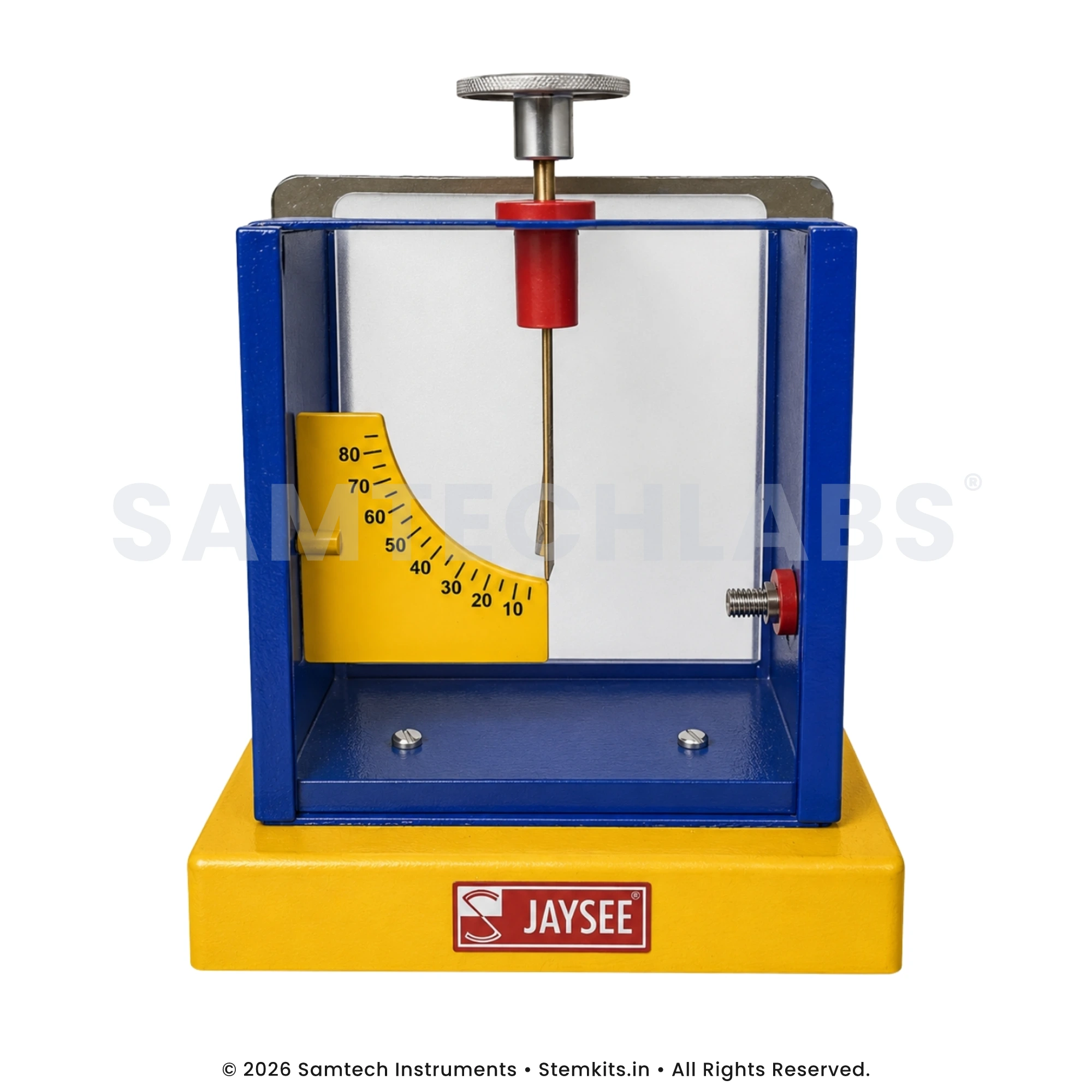 Gold leaf electroscope for demonstrating static electric charge