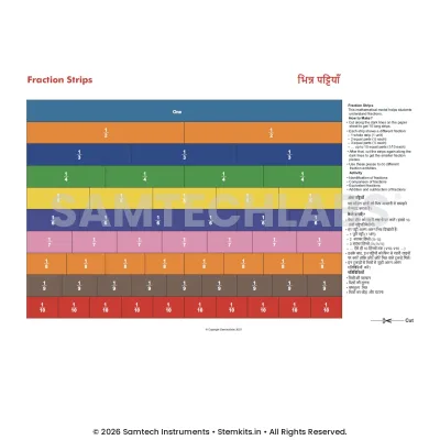 Fraction Strips (Set of 50) manufacturer in India